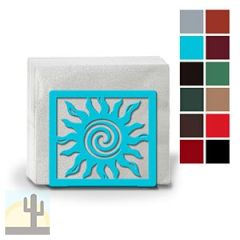 621122 - Spiral Sun Metal Napkin or Letter Holder - Choose Color