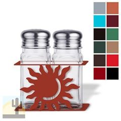 621322 - Sun Metal Salt and Pepper Shaker Set - Choose Color