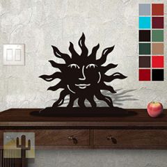 623015 - Tabletop Art - 18in x 17in - Happy Sun - Choose Color