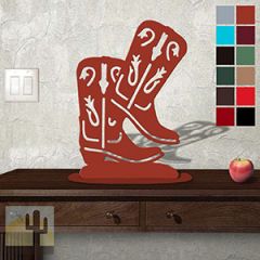 623405 - Tabletop Art - 12in x 17in - Boots - Choose Color