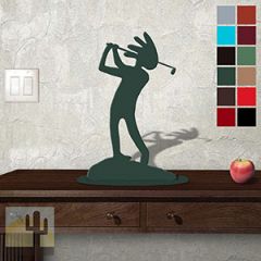 623414 - Tabletop Art - 11 x 18 - Kokopelli Golfer - Choose Color
