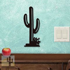 625408S - Cactus 12-inch Metal Wall Art