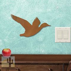 625469S - Flying Duck 2 12-inch Metal Wall Art