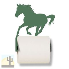 626037 - Running Horse Metal Toilet Paper Holder - Choose Color