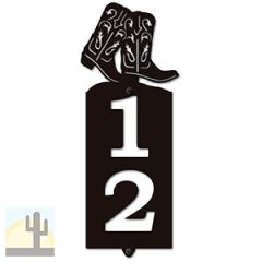635032 - Boots Cut Outs Two Digit Address Number Plaque