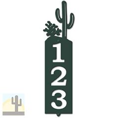 635043 - Cactus Cut Outs Three Digit Address Number Plaque