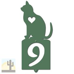 635051 - Love Cats Cut Outs One Digit Address Number Plaque