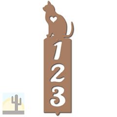 635053 - Love Cats Cut Outs Three Digit Address Number Plaque