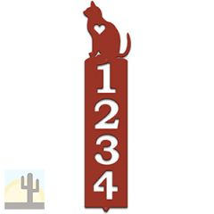 635054 - Love Cats Cut Outs Four Digit Address Number Plaque