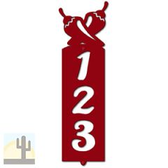 635073 - Chilies Cut Outs Three Digit Address Number Plaque