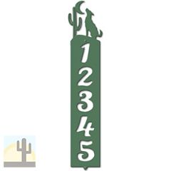 635095 - Howling Coyote Cut Outs Five Digit Address Number Plaque