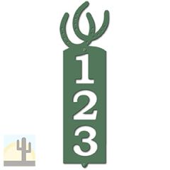 635343 - Horseshoes Cut Outs Three Digit Address Number Plaque