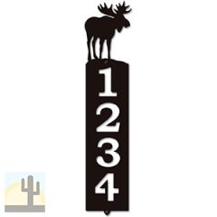 635394 - Moose Cut Outs Four Digit Address Number Plaque