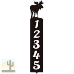 635395 - Moose Cut Outs Five Digit Address Number Plaque