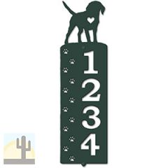 636154 - Beagle Cut Outs Four Digit Address Number Plaque