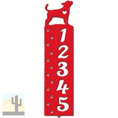 636175 - Chihuahua Cut Outs Five Digit Address Number Plaque