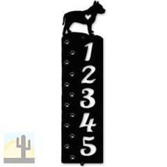 636275 - Pitbull Cut Outs Five Digit Address Number Plaque