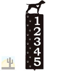 636285 - Pointer Cut Outs Five Digit Address Number Plaque