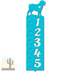 636315 - Rottweiler Cut Outs Five Digit Address Number Plaque