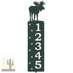 636385 - Moose Tracks Cut Outs Five Digit Address Number Plaque