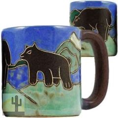 215632 - 510B0 - Mara Stoneware Mug 16oz Bears