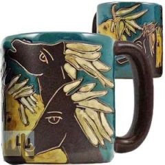 215646 - 510C5 - Mara Stoneware Mug 16oz Horses