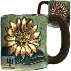 215906 - 510P6 - Mara Stoneware Mug 16oz Sunflower