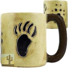 216218 - 510Q8 - Mara Stoneware Mug 16oz Bear Wolf Paw