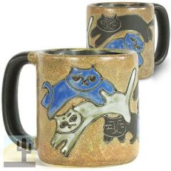 216228 - 510T2 - Mara Stoneware Mug 16oz Kitties