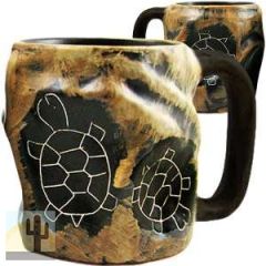 216529 - 512A2 Mara Stoneware 20oz Rock Art Mug Turtle