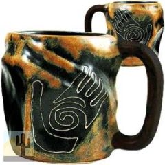 216532 - 512A5 Mara Stoneware 20oz Rock Art Mug Healing Hands