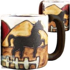 216546 - 510V4 - Mara Stoneware Mug 16oz Equestrian