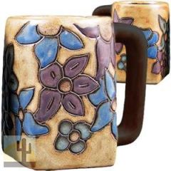 216559 - 511Z7 - Mara Stoneware Mug 12oz Square Flowers