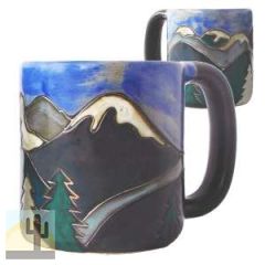216731 - 510W3 - Mara Stoneware Mug 16oz Snowy Mountains