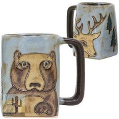 216765 - 511A5 - Mara Stoneware Mug 12oz Bear and Deer