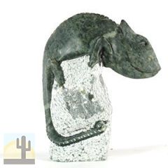 119016-195 - 119016-195 - Zimbabwe Stone Carving - Chameleon