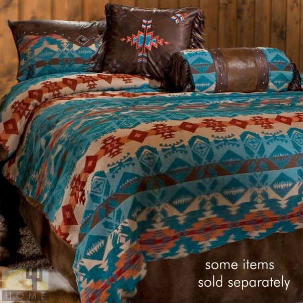 JB2075-4 Turquoise Chamarro Twin Bedding Ensemble number 144723