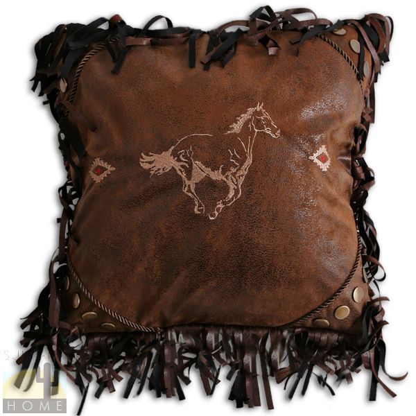 JB4027 Flying Horse Embroidered Horse 18in Accent Pillow number 144744