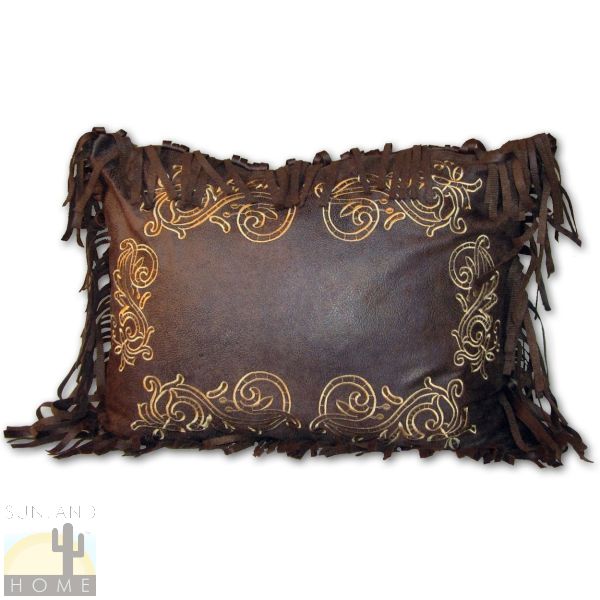 JB4041 Gold Rush Chocolate Scroll 16in x 20in Accent Pillow number 144750