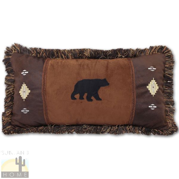 JB4144 Bear and Diamonds 14in x 26in Accent Pillow number 144755