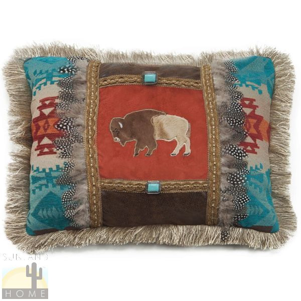 JB6143 Canyon View Feather Buffalo 16in x 20in Accent Pillow number 144813