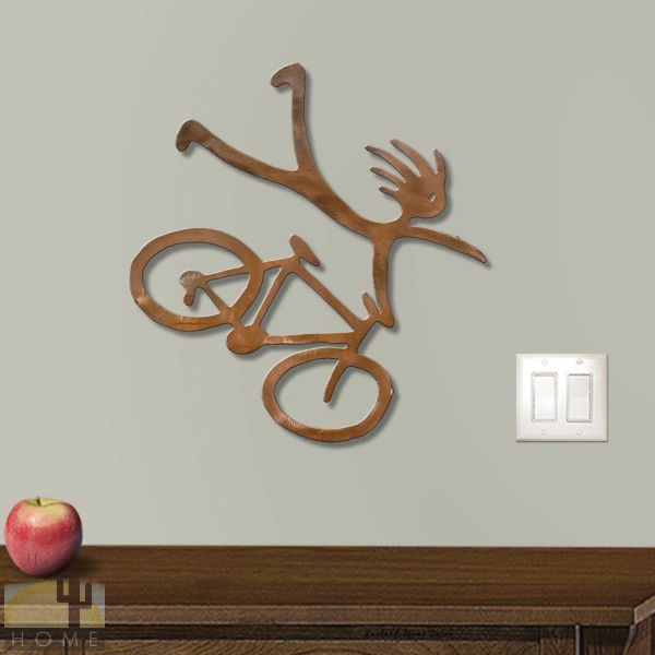 165612 - 18in Southwest Elements Endo Metal Wall Art in Rust Finish