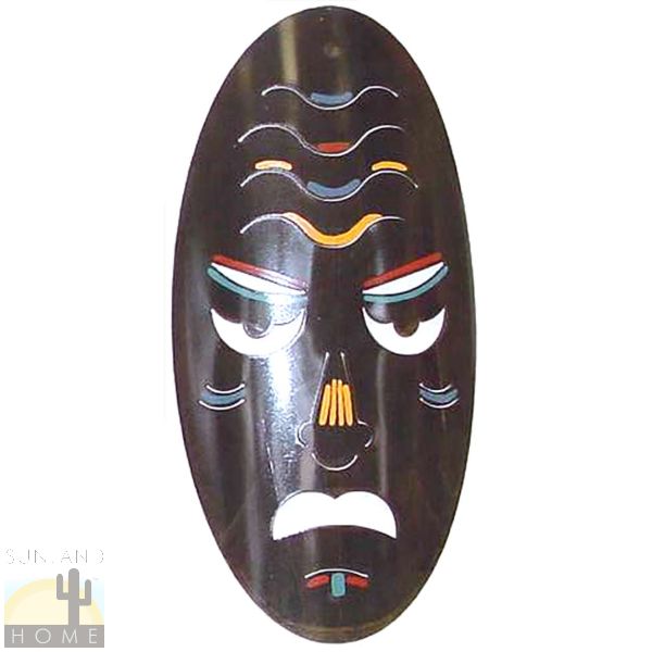 IC6791 Tribal Mask Single C Metal Wall Art
