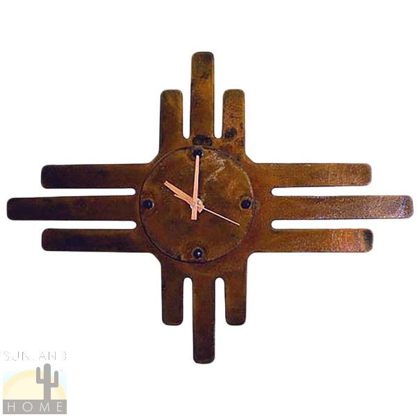 IC9850 3D Zia Metal Wall Clock