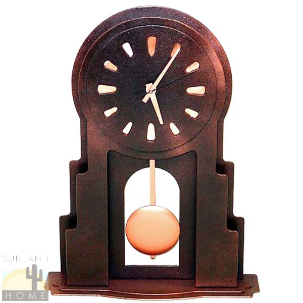 IC9859 Adobe Pendulum Mantel Clock