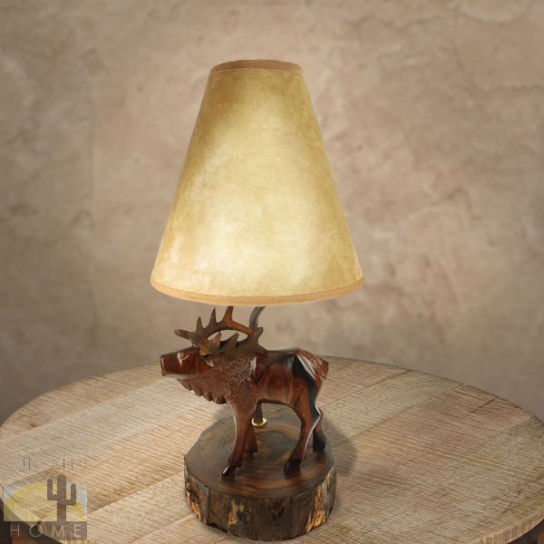 172017 - Elk Ironwood Vanity Lamp with Shade