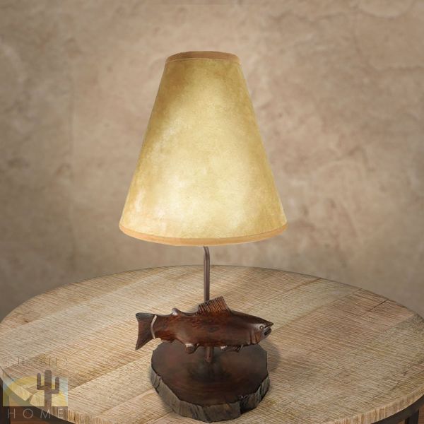 172019 - Trout Ironwood Vanity Lamp with Shade