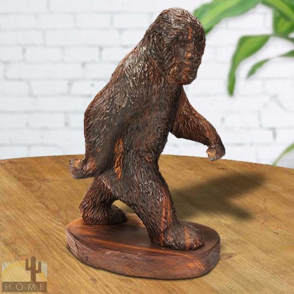 172942 - 8-inch Bigfoot Sasquatch Genuine Sonoran Desert Ironwood Carving - 3403