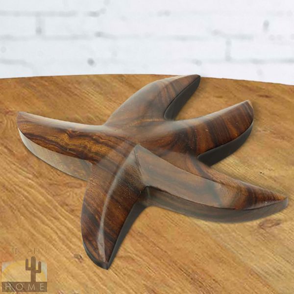 173012 - 3in Long Starfish Ironwood Carving - Seashore Decor - 2877