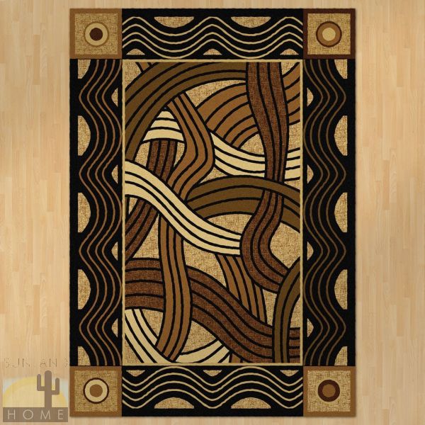 8ft x 11ft (92in x 129in) Hand Coiled Natural Area Rug number 202144